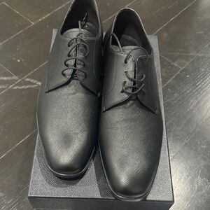 Prada Classic Black Men's Dress Shoes